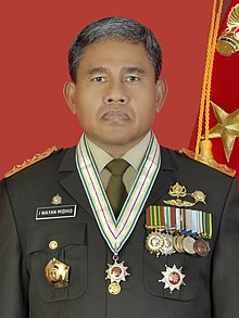 I Wayan Midhio, Rector of the Indonesian Defense University (cropped).jpg