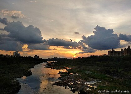 In search...sunset at Aga Khan Bridge, Kalyaninagar, Pune Photographer: Yogesh clicks