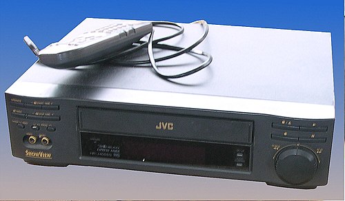 מכשיר וידאו VHS של חברת JVC