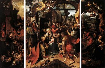 Brera Triptych by Jan de Beer. c. 1515