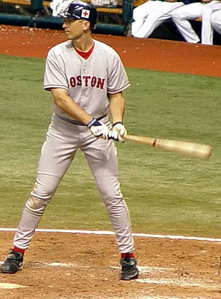 John Olerud, National Player of the Year in 1988, pictured with the MLB's Boston Red Sox.