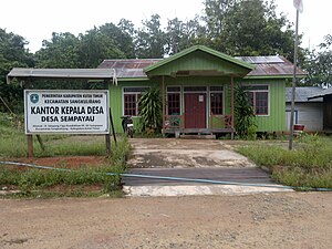 Kantor kepala desa Sempayau