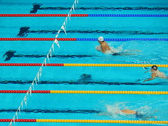 Breaststroke stage of final Kazan 2015 - Seto swims to 400m medley gold.JPG