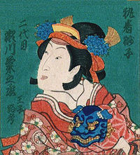Kikunojō Segawa II as Shūchaku-jiashi.jpg