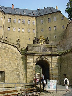 A Königstein-erőd című cikk szemléltető képe