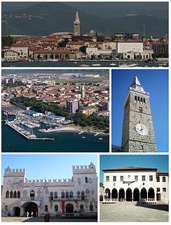 Koper City in Slovenian Littoral, Slovenia