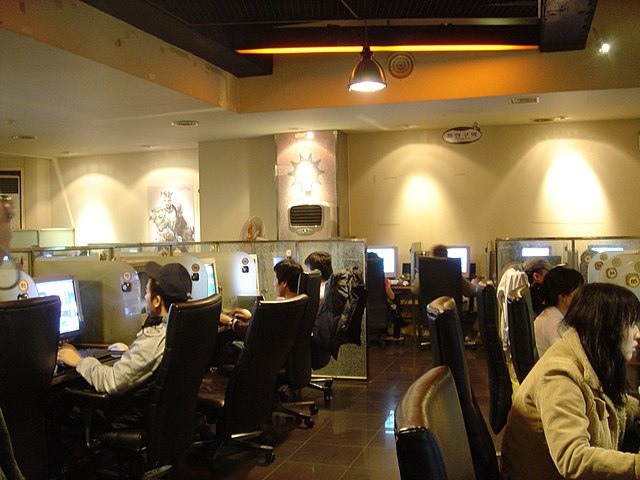 An Internet cafe in Seoul