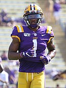 LSU wide receiver Ja'Marr Chase LSUvsUT 156 (49174312763).jpg