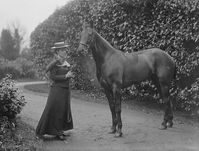 File:Lady Susan Beresford with horse Ireland 1900 AH Poole Studio Photograph (6515291955).jpg