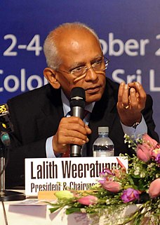 Lalith Weeratunga Secretary to the President of Sri Lanka