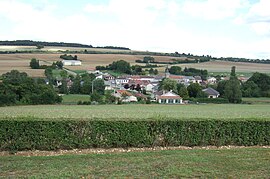 A general view of Landrecourt