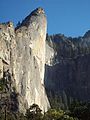 Harding spent eighteen days on the intimidating Leaning Tower in 1961, putting up a route up the wildly overhanging West Face of this Yosemite Valley formation with Glen Denny and Al Macdonald.