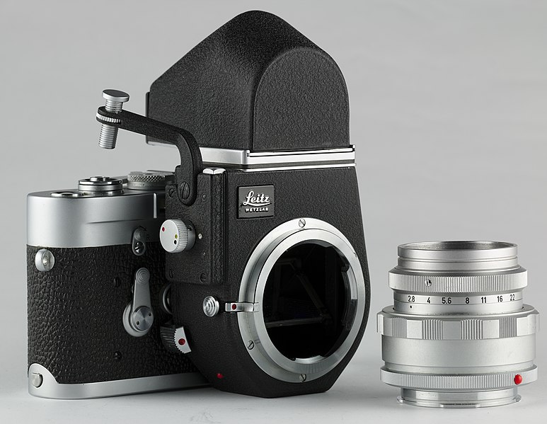 File:Leica M3 with Visoflex III - lens unmounted.jpg