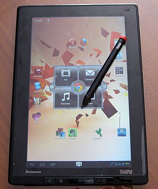 <span class="mw-page-title-main">ThinkPad Tablet</span> Tablet computer made by Lenovo