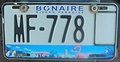 License plates Bonaire