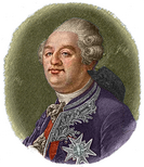Disegno da incisione ritraente Luigi XVI, probabile intorno al 1790