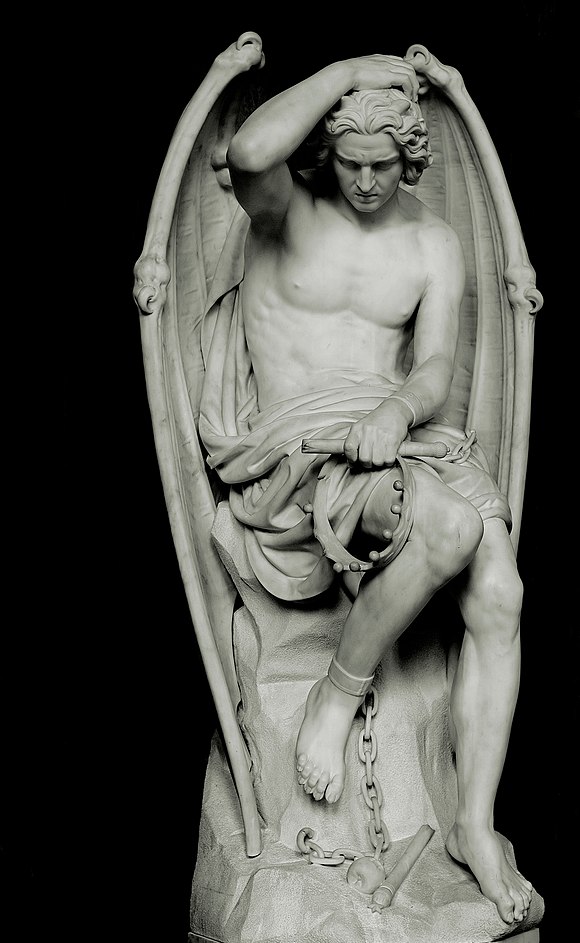 The Genius of Evil (1848) by Guillaume Geefs