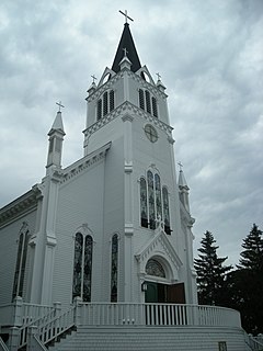 <span class="mw-page-title-main">Sainte Anne Church (Mackinac Island)</span> Roman Catholic church in Michigan, USA