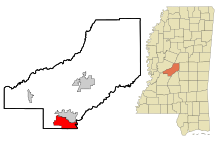 Madison County Mississippi Incorporated and Unincorporated areas Ridgeland Highlighted.svg