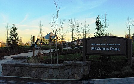 Magnolia Park entrance