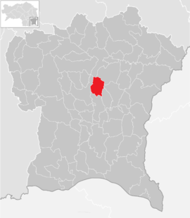 Poloha obce Maierdorf v okrese Südoststeiermark (klikacia mapa)