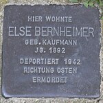 Mainbernheim Stolperstein Bernheimer, Else.jpg