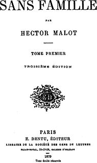 <i>Sans Famille</i> 1878 French novel