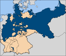 Preußen im Deutschen Reich 1871 (dunkelblau)