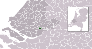 Carte de localisation de Papendrecht