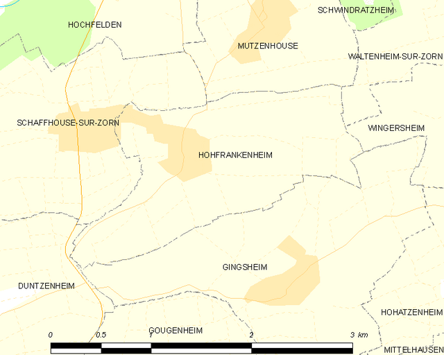 Poziția localității Hohfrankenheim