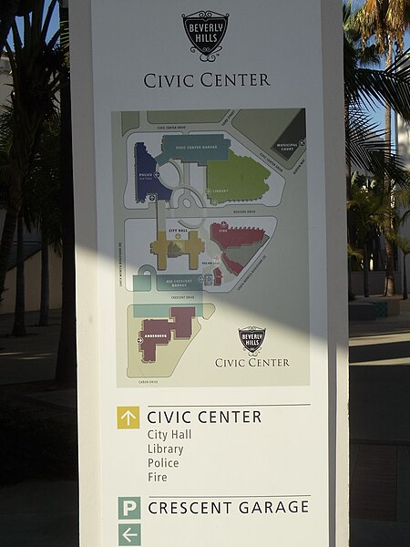 File:Map of Beverly Hills Civic Center.JPG