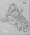 Mappa ta' Hanoi bil-kontorn kwadrilaterali dixxernibbli tal-Belt Imperjali (1873)