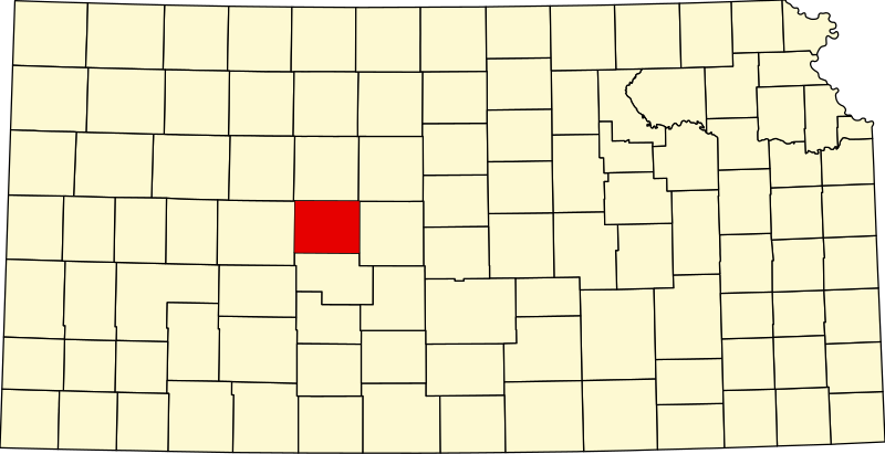 صورة:Map of Kansas highlighting Rush County.svg