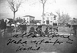 Comerciantes albaneses de halva no Uskup otomano (moderna Skopje), 1907.