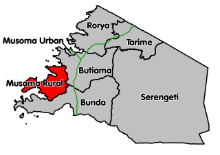 Musoma Rural District District in Mara Region, Tanzania