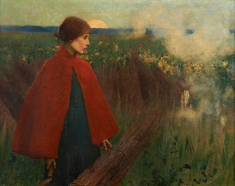 File:Marianne Stokes - The Passing Train.jpg