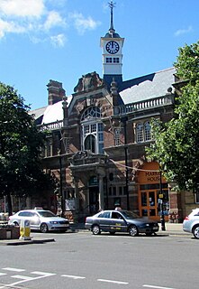 Minehead Town Hall Municipal building in Minehead, Somerset, England