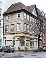 Traditionelles Gasthaus mit Fassadenbildern