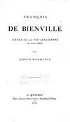 Marmette - François de Bienville, scènes de la vie canadienne au 17è siècle, 1870.djvu