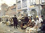 The Egg Market in Prague (1888)