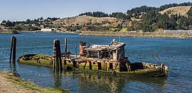 The Mary D. Hume in 2009 Mary D. Hume steamer OR1.jpg