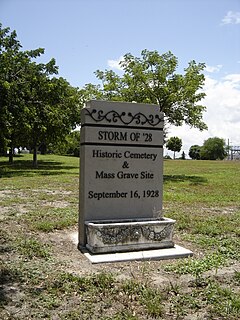 Hurricane of 1928 African-American Mass Burial Site United States historic place