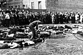 Kaunas pogromu sırasında Lietūkis'in garajında Yahudilerin katliamı, 27 Haziran 1941