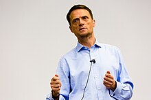 Matthew Taylor, Chief Executive of the RSA (Royal Society for the encouragement of Arts, Manufactures and Commerce), gives a Keynote Presentation at The European Conference on Education (ECE) in Brighton, UK. Matthew Taylor of the RSA speaking at The European Conference on Education in Brighton, UK.jpg
