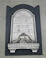 Memorial on the wall of Holy Trinity Church in Mile End, completed in 1839. [318]