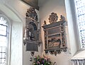 Memorials in the chancel of the Church of All Saints, Chingford. [53]