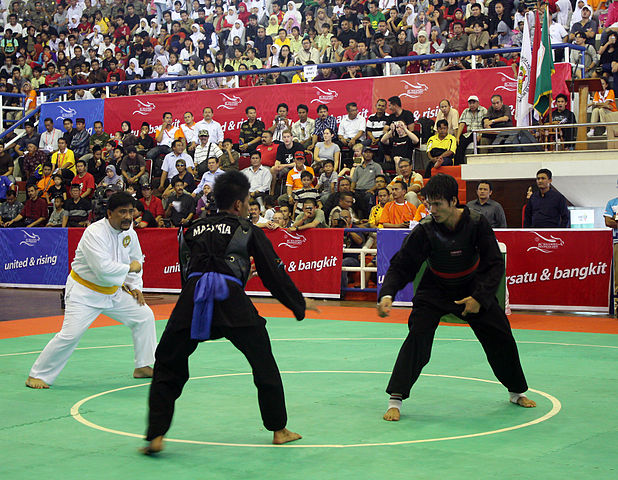 Waktu pertandingan pencak silat