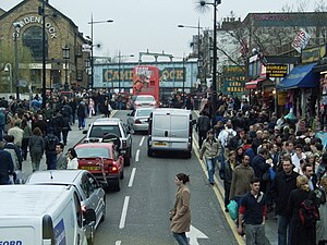 Mercat De Camden: Mercat enorme de Londres