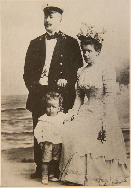 The young Sergei with his parents Mikhail and Julia Eisenstein