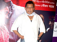 Mithun Chakraborty at the premiere of Skukno Lanka Mithun Chakraborty at the premiere of Bengali film Shukno Lanka.jpg